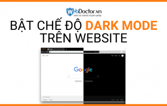 dark mode trên website