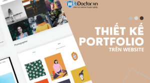 thiết kế portofio trên website